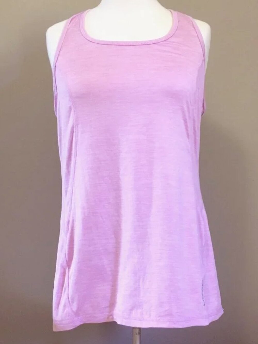 Head Lilac Pink Heathered Racerback Tank Top Medium Sporty Gym Top